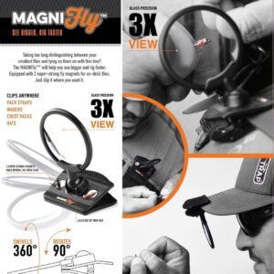 Alternative view of MagniFly Fly Fishing Clip-on 3X Magnifier